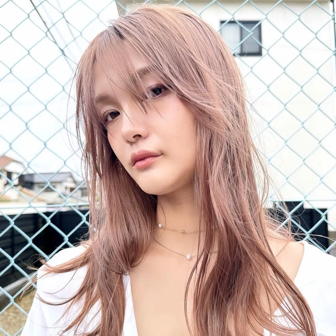 ロング 番口 真七斗のヘアスタイル
