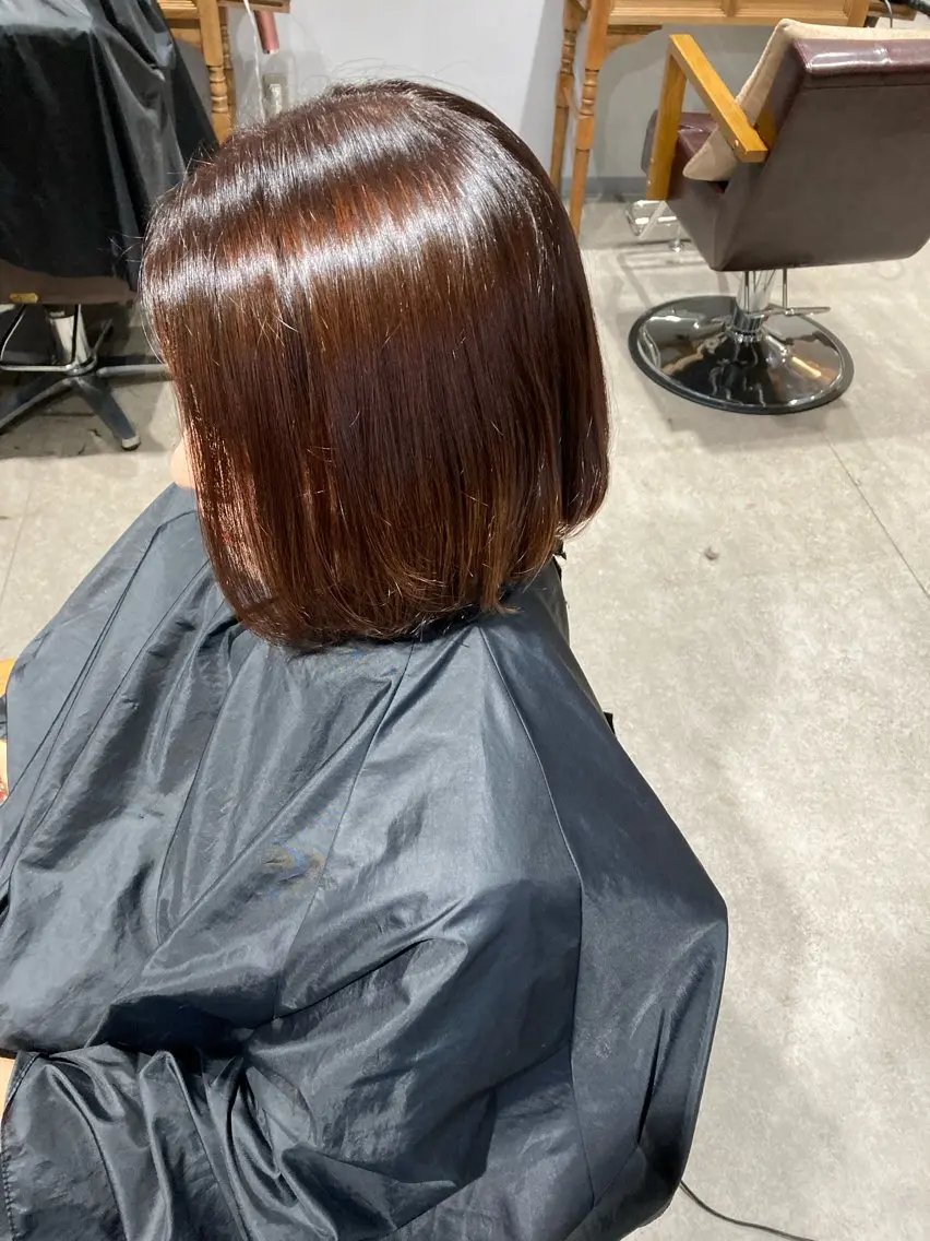 カラー ブラウンカラー 川崎ハツメイ✨篠原 裕里のヘアスタイル