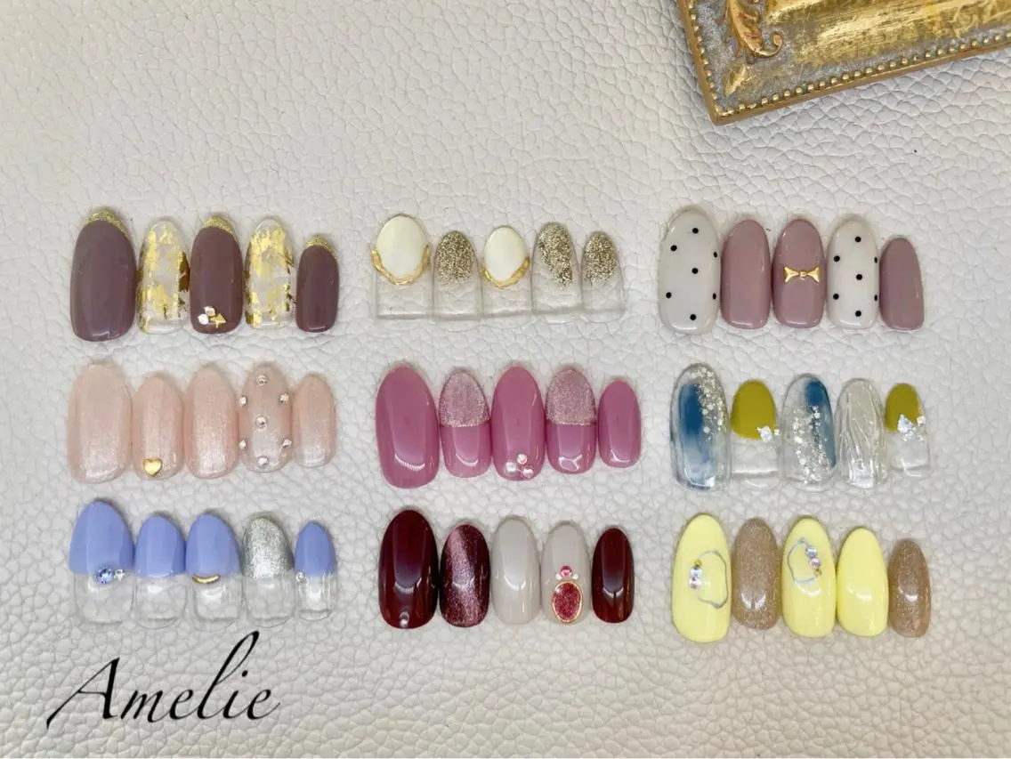 ネイル ハンドネイル いちじゅう あおいのネイルデザイン