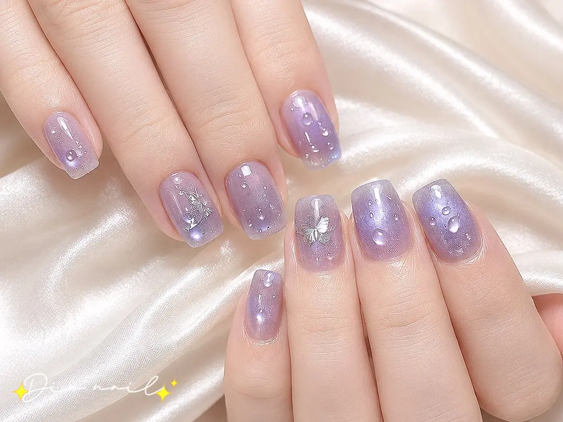 ネイル フットネイル 韓国ネイル レース マグネットネイル ニュアンスネイル ハンドネイル Dia nail サロンのネイルデザイン