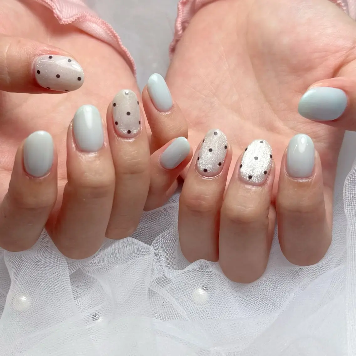 ネイル mau🩵 堺筋本町nailのネイルデザイン