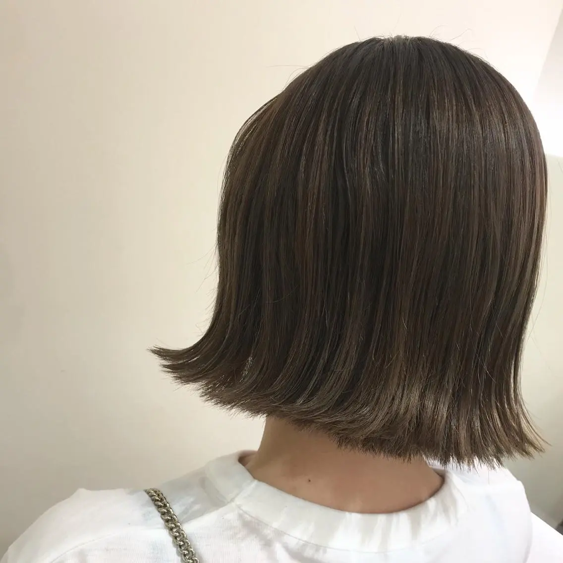 ショート カラー 銀座メンズ専門🖤 叶奈々のヘアスタイル