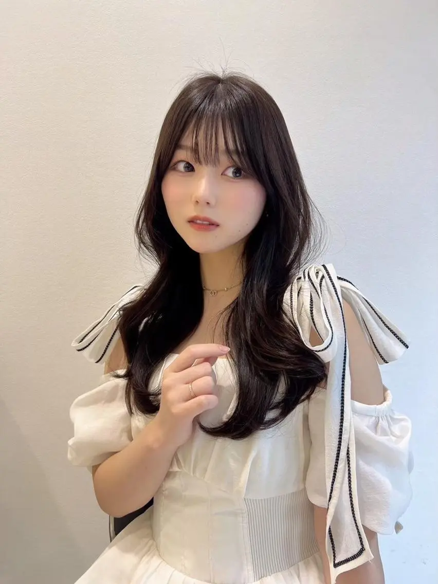 🕯️前髪カット+透明感ワンカラー+オリジナルトリートメント+炭酸Spa🕯️の写真
