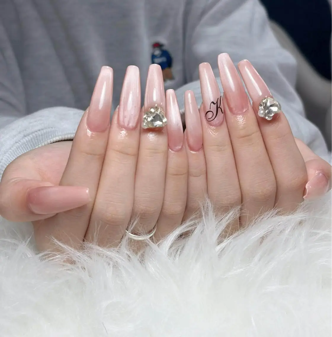 ネイルチップ10本長さだし＋マグネットの写真
