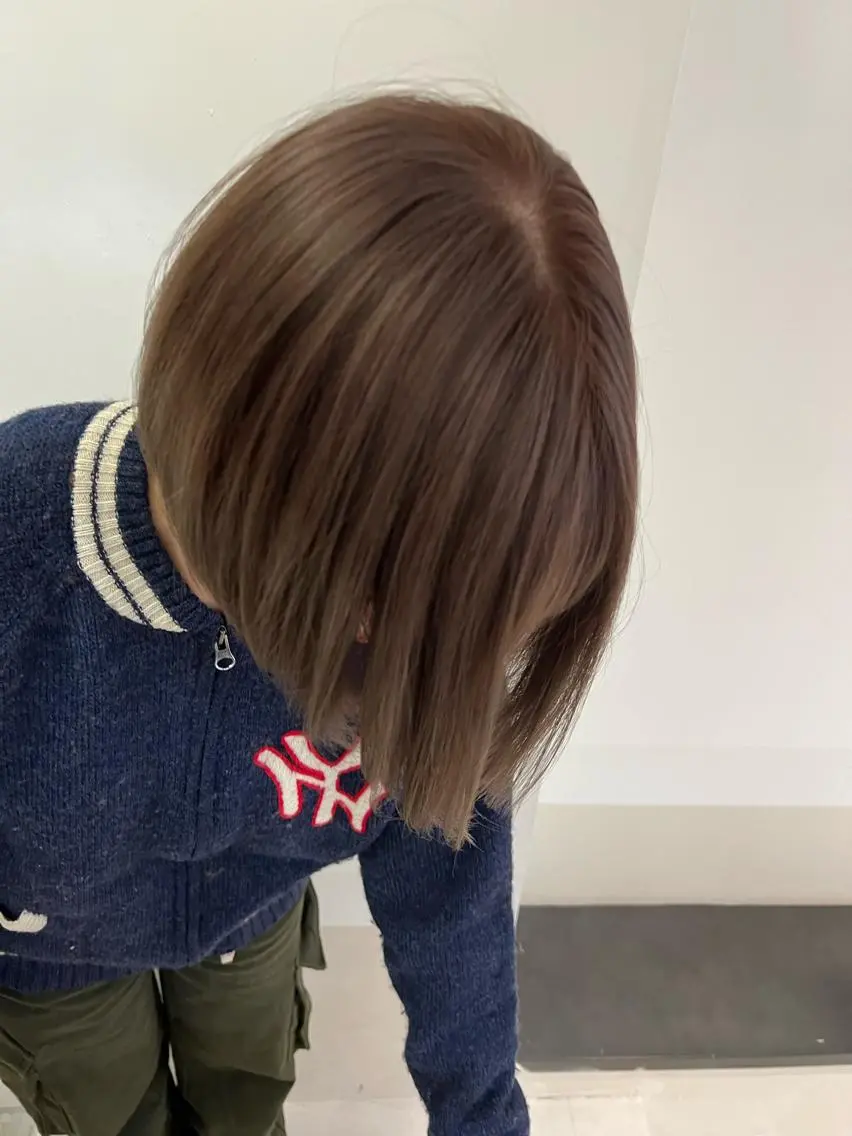【U25限定】シングルカラー👸🏼🤍ロング料金なし/コテ仕上げ🎀の写真