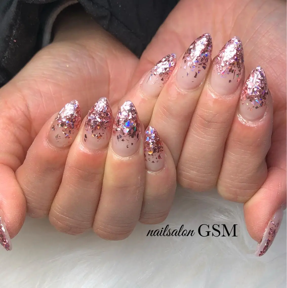 ネイル ピンク ハンドネイル nail salon GSMのネイルデザイン