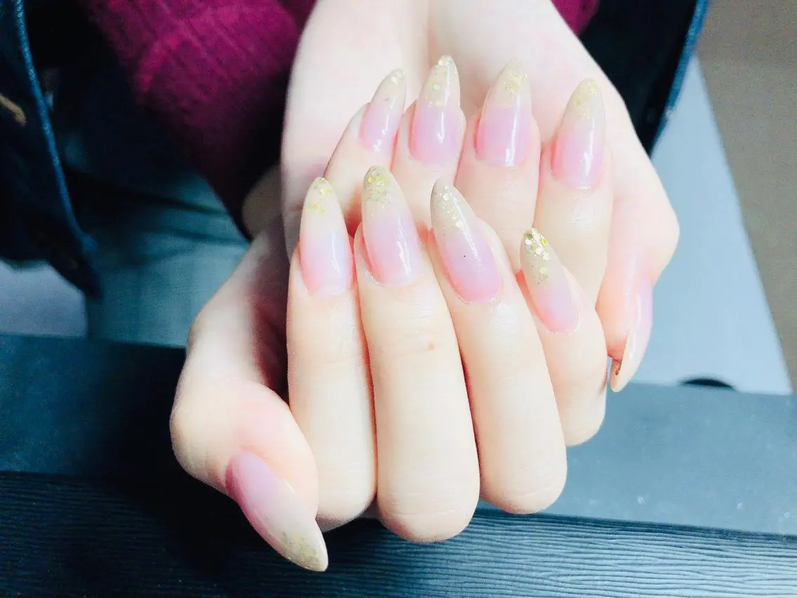 ネイル グラデーション スカルプネイル gorella Ａのネイルデザイン