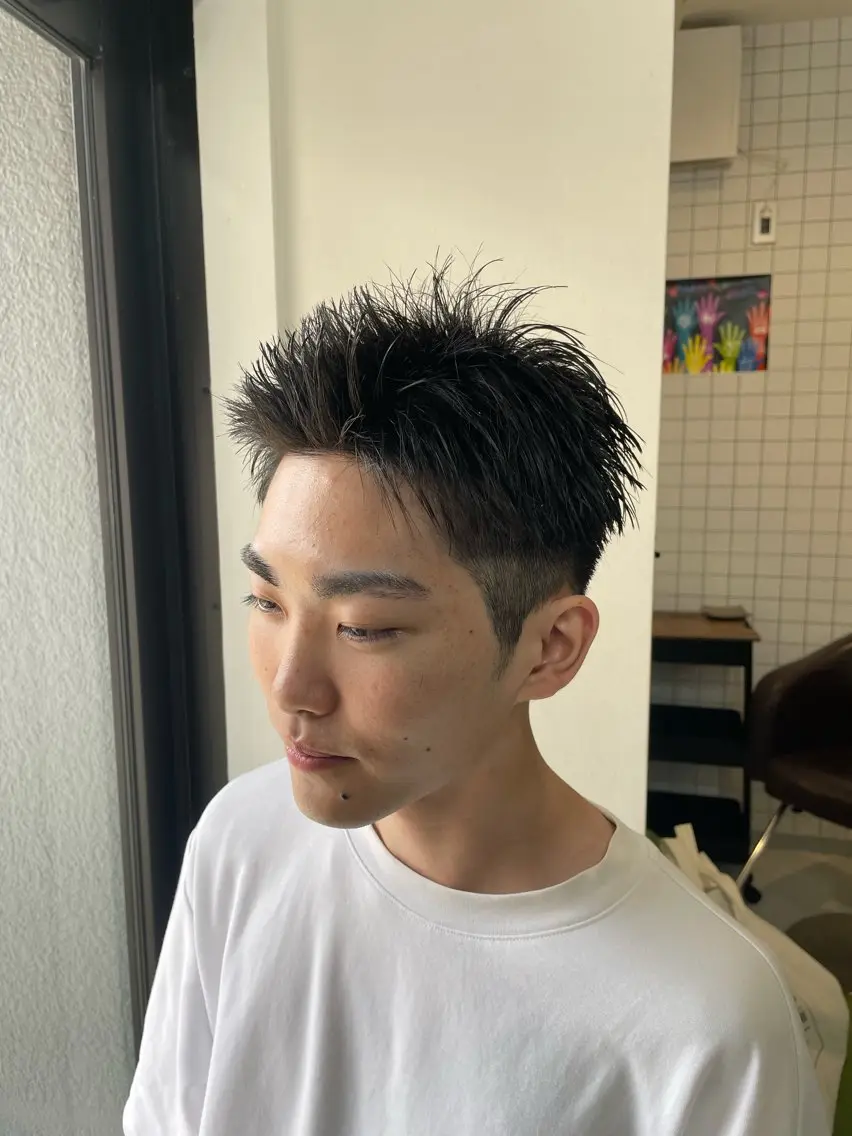 メンズ カット オオサコ アヤミのヘアスタイル