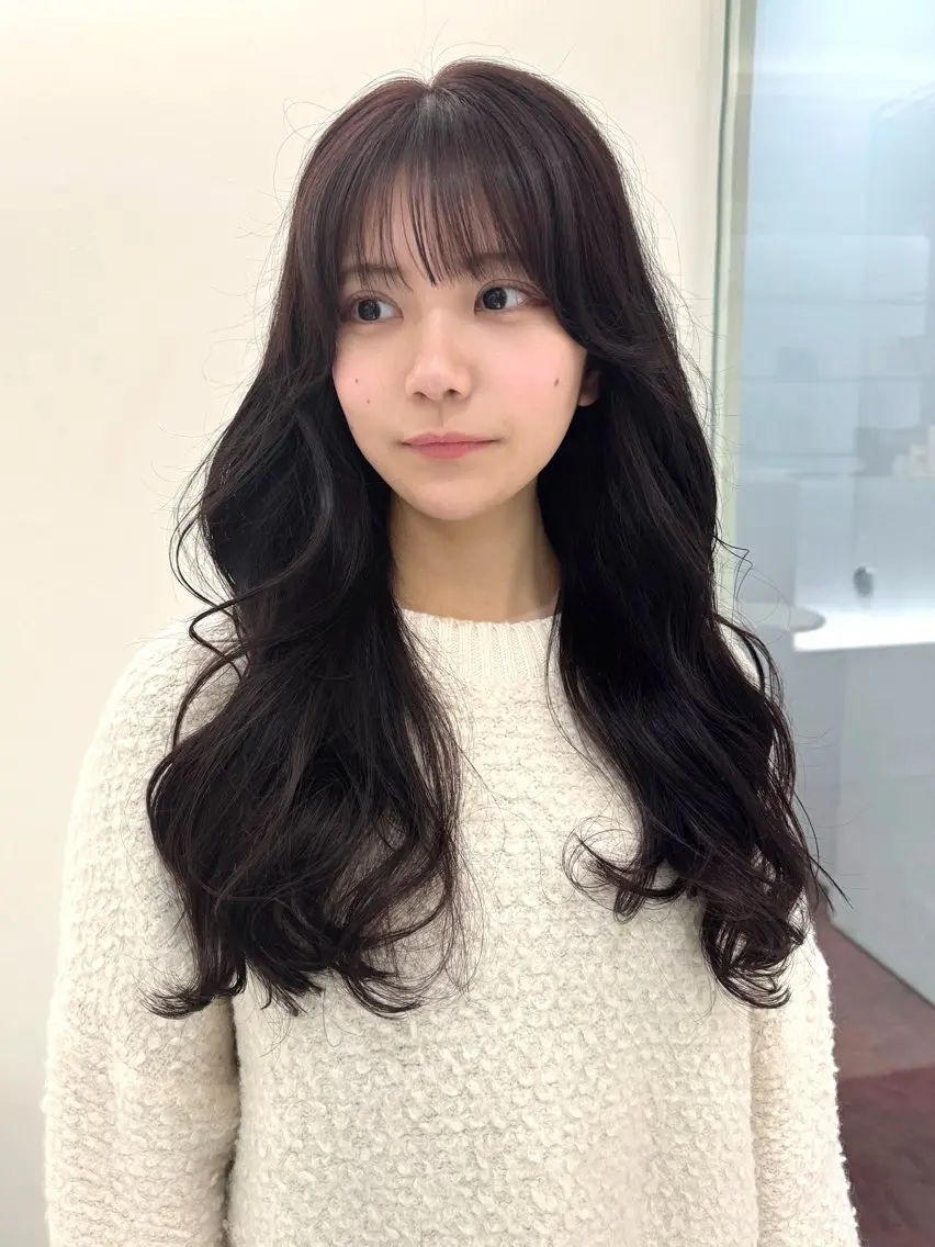 ロング パーマ デジタルパーマ デジタルパーマ/ コテパーマ 君島海斗のヘアスタイル