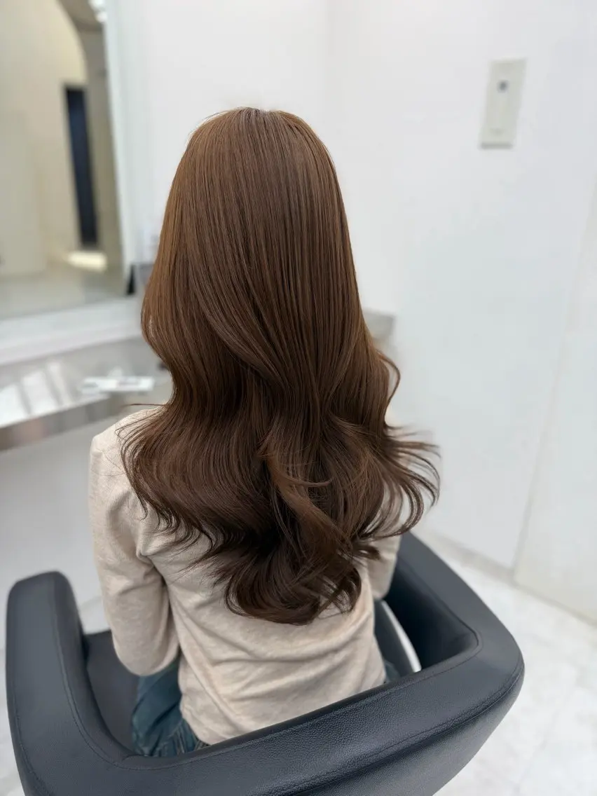 カラー カット ヘアカラー トリートメント 透明感カラー🎀艶髪 Anju/渋谷🎀のヘアスタイル