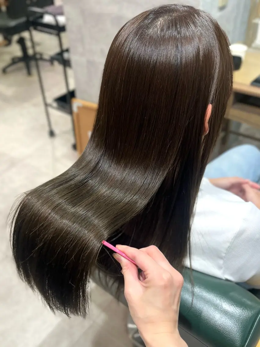 カラー カット ヘアカラー トリートメント 💕韓国艶出しヘア /HARUKAのヘアスタイル