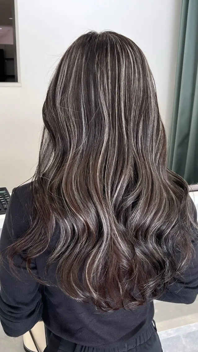 カラー カット ヘアカラー レイヤーカット 早崎太生のヘアスタイル