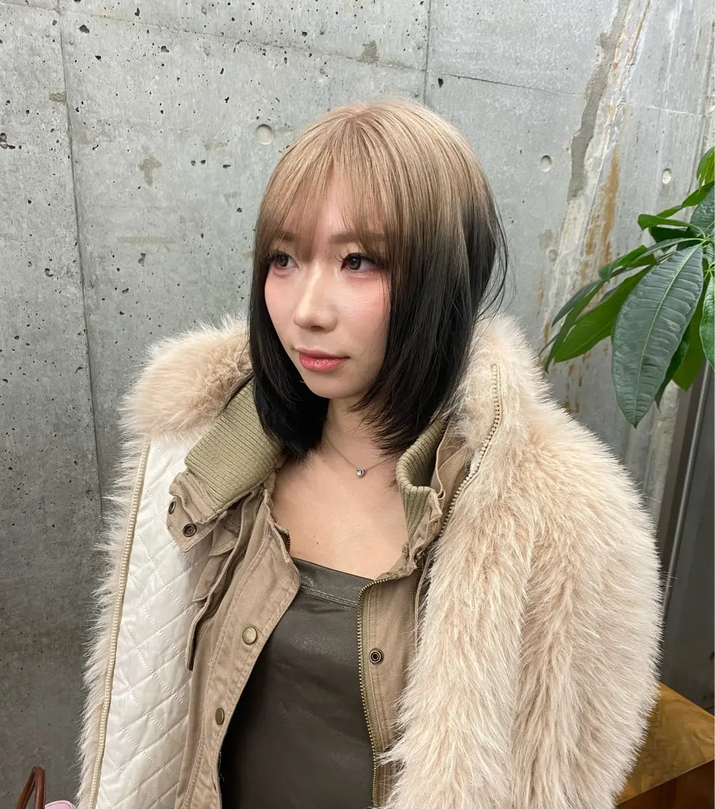 ミディアム カラー 🌈艶ハイトーン特化 🌈NOZOMUのヘアスタイル