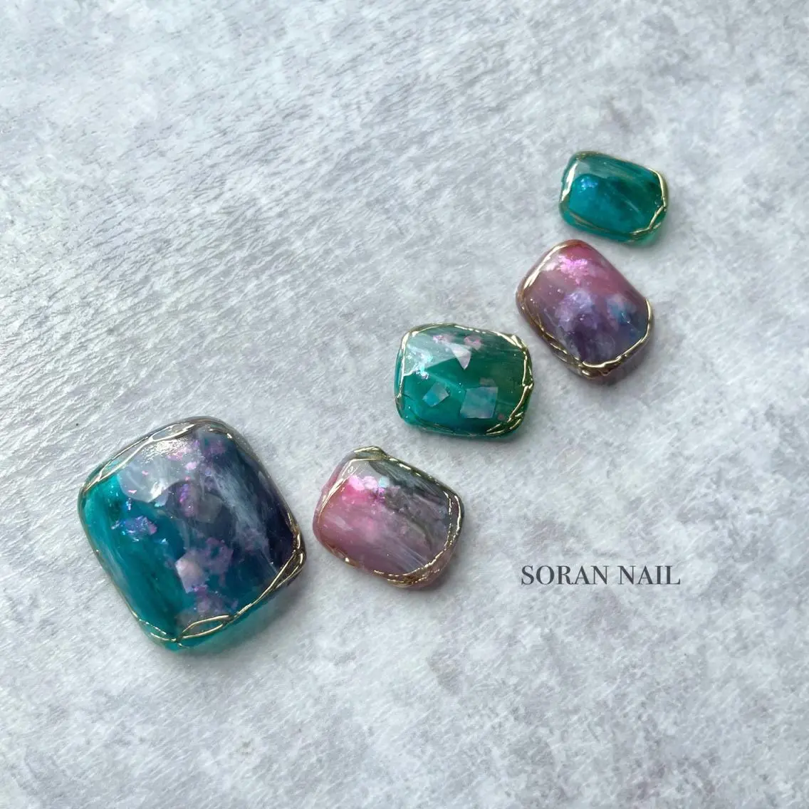 ネイル フットネイル soran nailのネイルデザイン