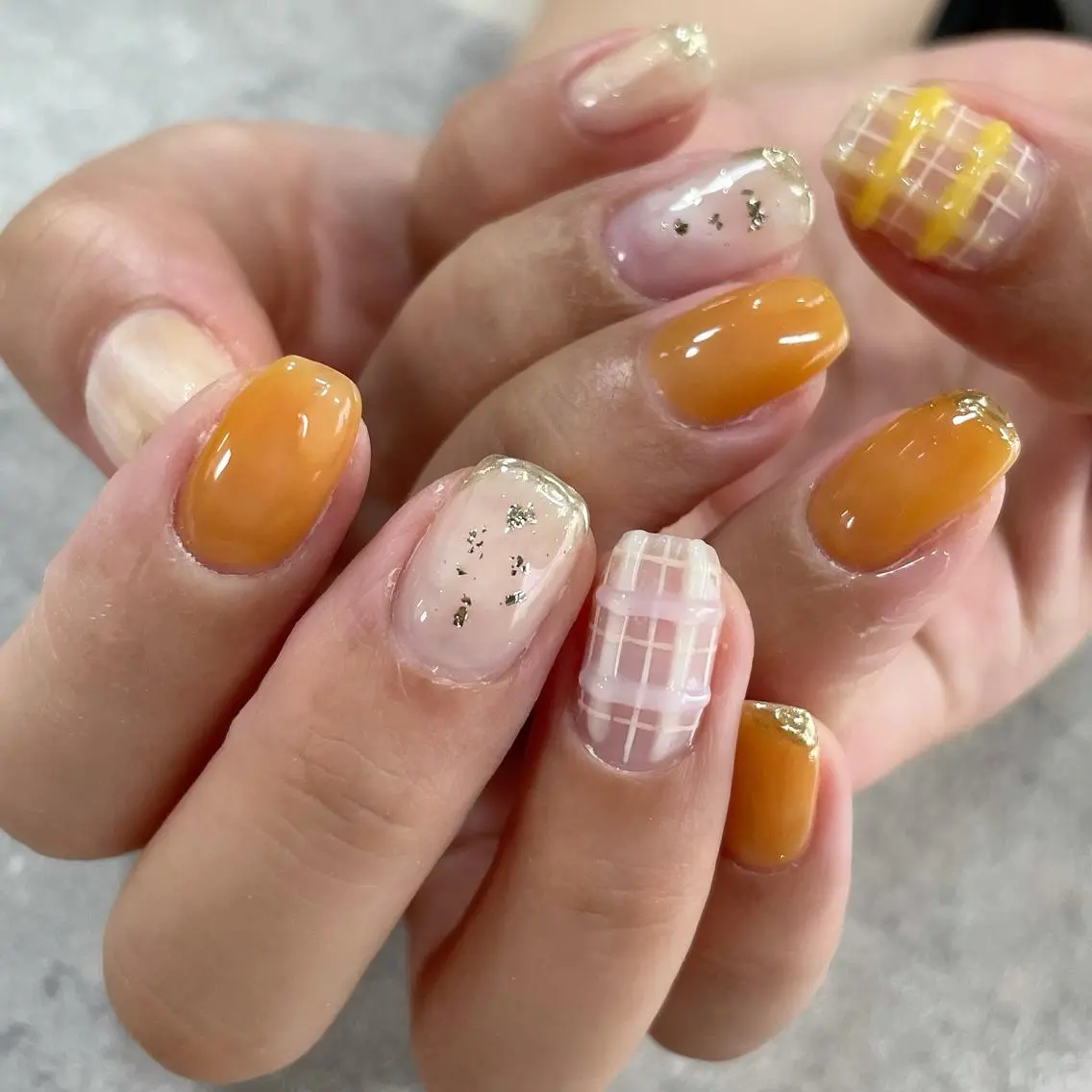 ネイル ジェルネイル 東 千夏のネイルデザイン