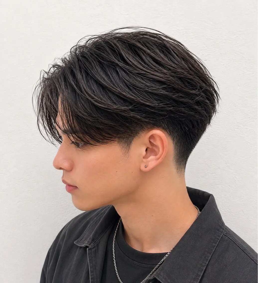 ショート パーマ メンズ カット パーマ メンズ特化/パーマ/ 髪質改善　高野奨馬のヘアスタイル