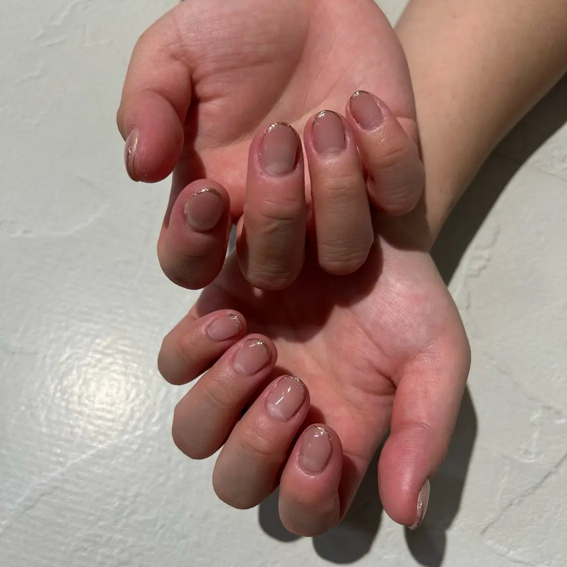 ネイル グラデーション シンプルネイル Lulea nailのネイルデザイン