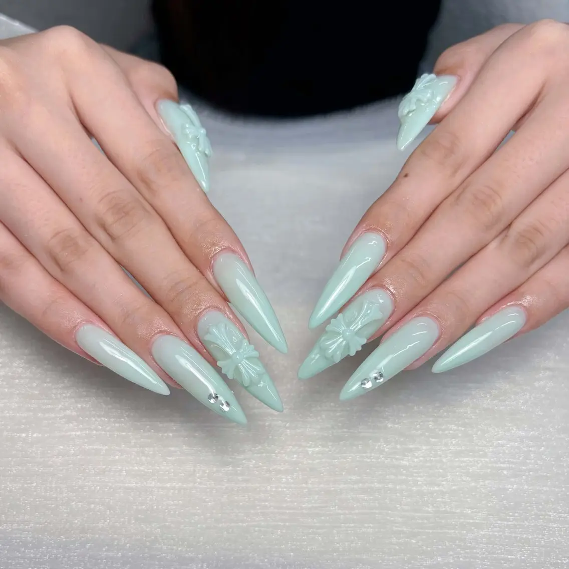 ネイル キラキラネイル 韓国ネイル マグネットネイル 持ち込み ネイルチップ ハンドネイル Chiee Bling.Nailのネイルデザイン