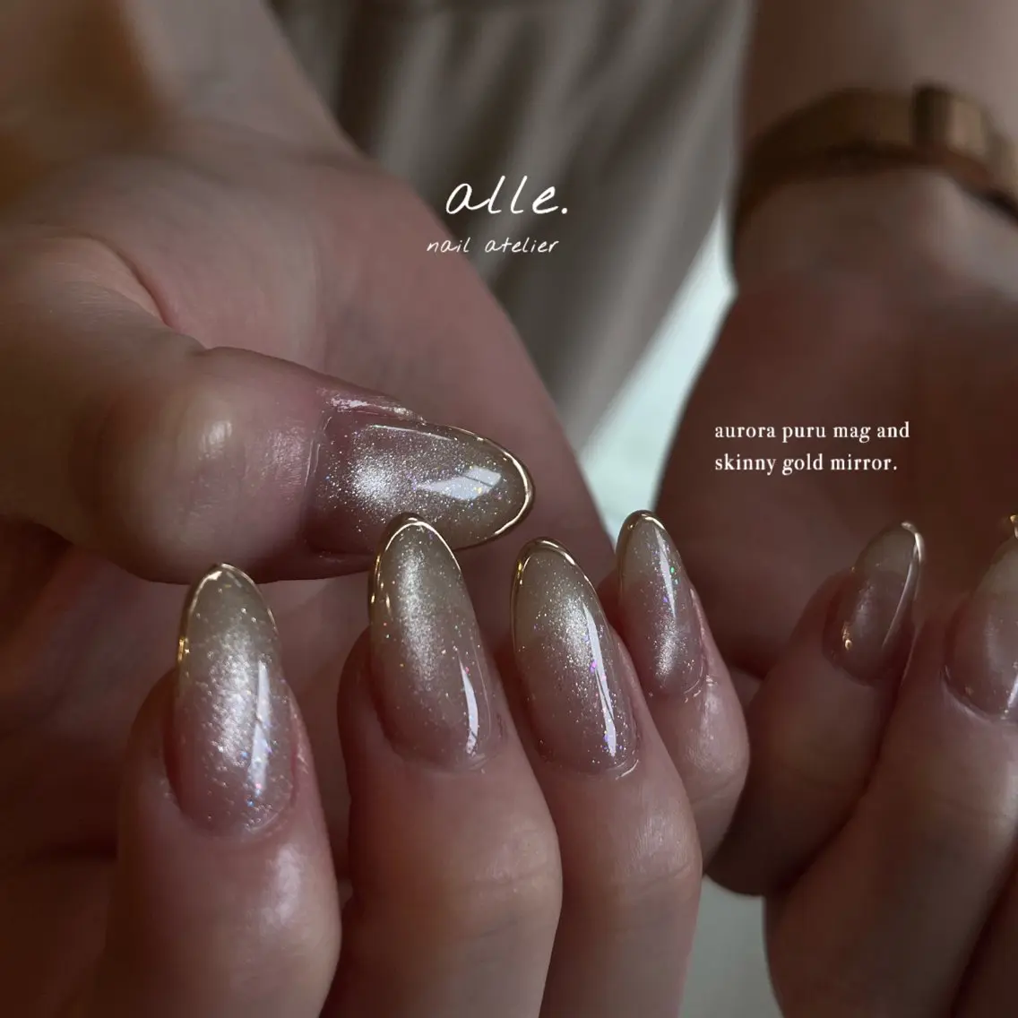 ネイル ハンドネイル atelier alle.のネイルデザイン