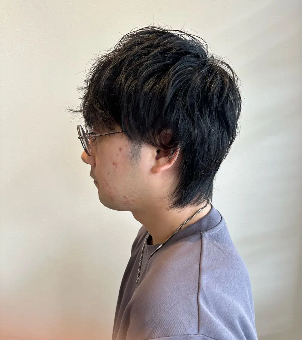 パーマ メンズ and fine ほりのヘアスタイル