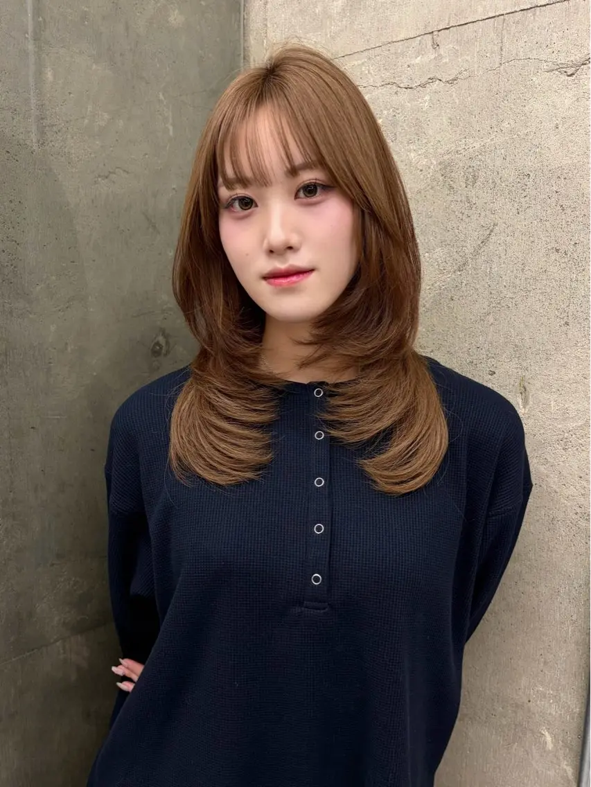 ロング カット ヘアカラー トリートメント RIN🎀レイヤー/ ボブ/似合わせのヘアスタイル