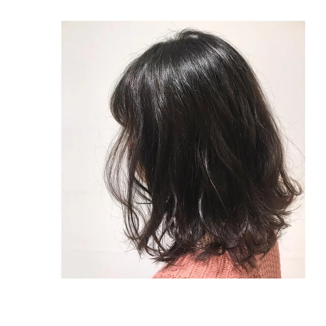 セミロング パーマ 30代からの大人 ショートのヘアスタイル