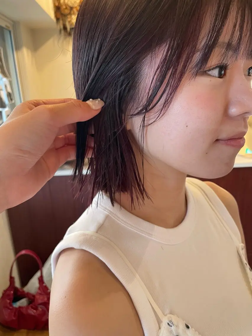 ショート カラー 土川 陽菜のヘアスタイル
