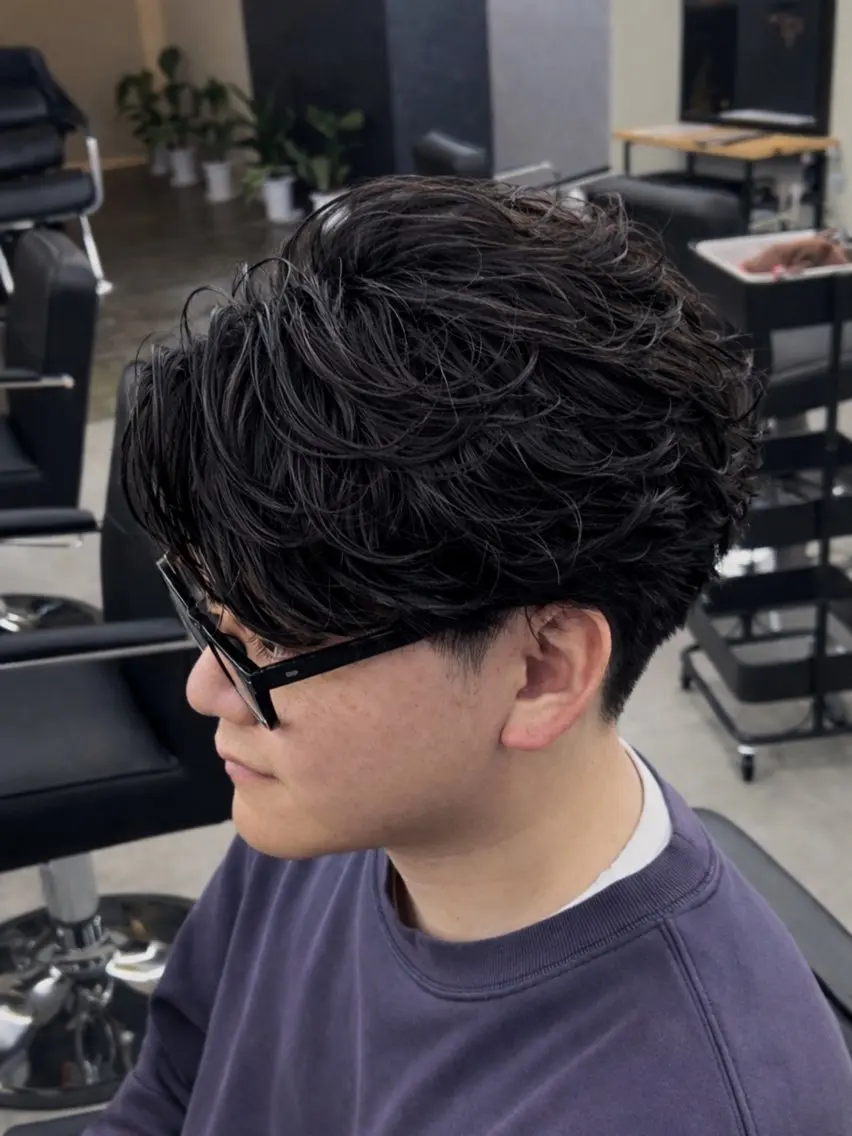 ショート メンズ カット パーマ 【横浜メンズ特化】 💥りょうま💥のヘアスタイル