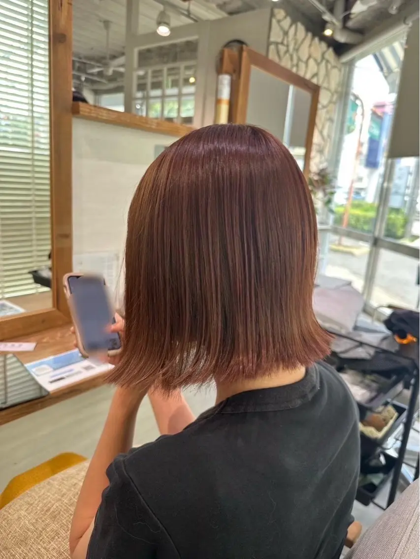 ミディアム 大橋広人/クム川越 /収まるボブのヘアスタイル