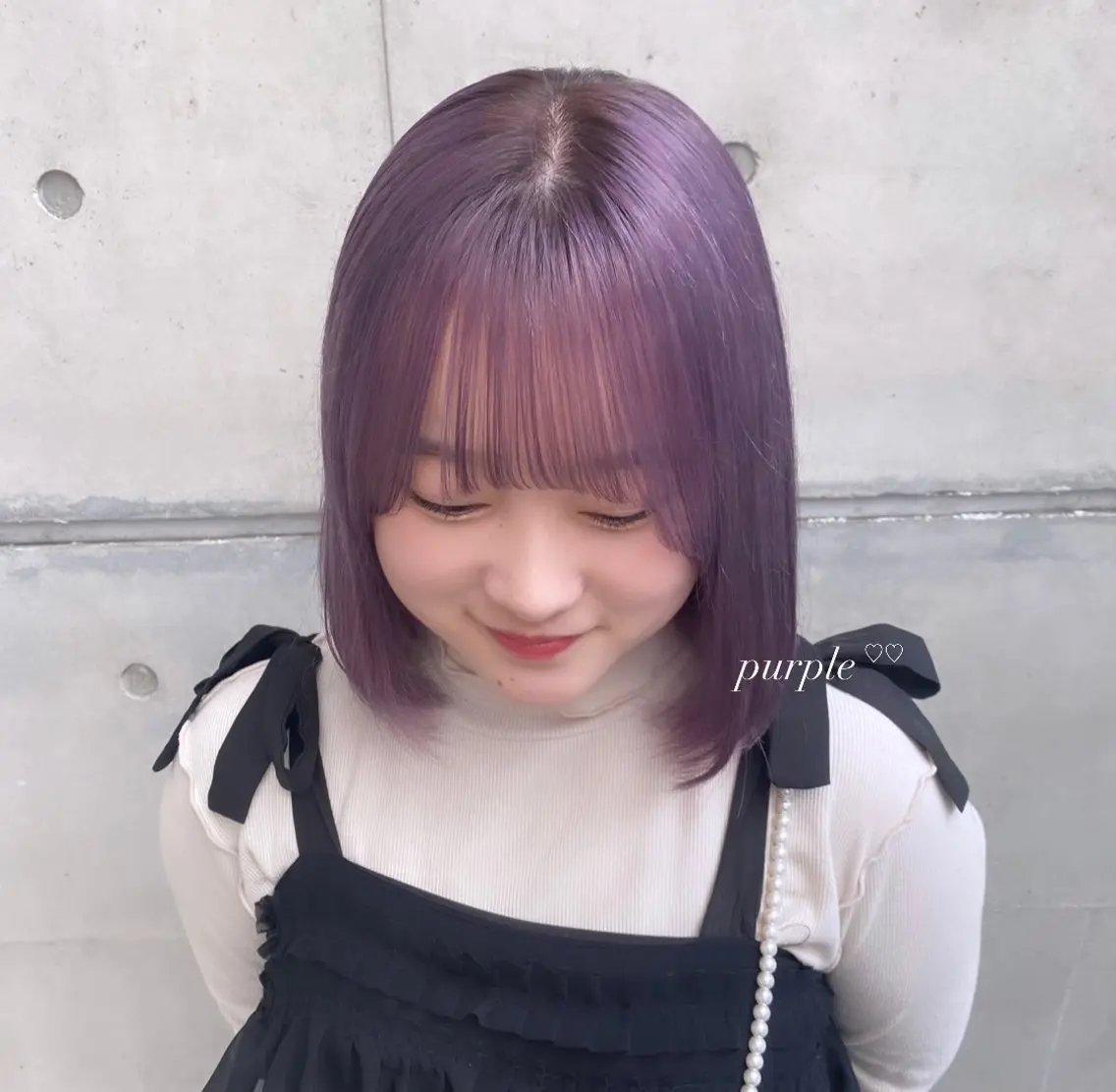 ミディアム カラー カット ヘアカラー トリートメント moe🎀 透明感♡似合わせのヘアスタイル
