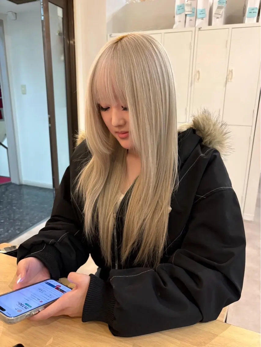 ロング カラー Miyu/モデル募集 /京都烏丸・四条大宮のヘアスタイル