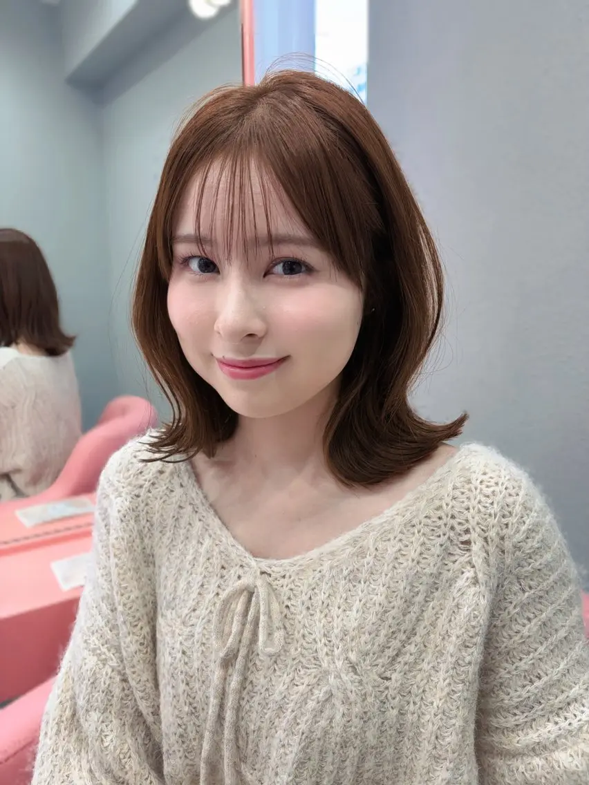 ミディアム カット トリートメント 木串 楽人のヘアスタイル