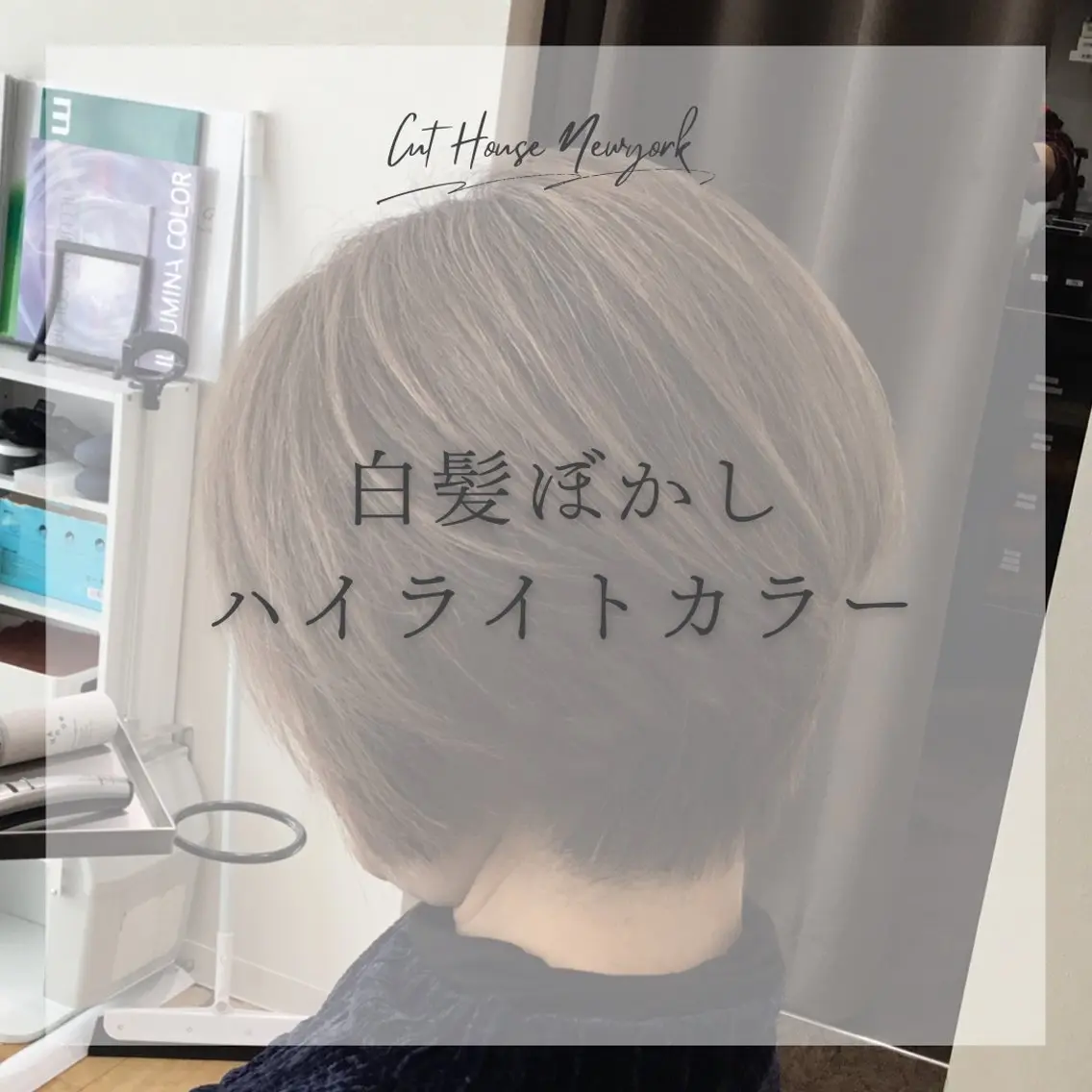 ショート カラー カット ヘアカラー 滝口 瑞季のヘアスタイル
