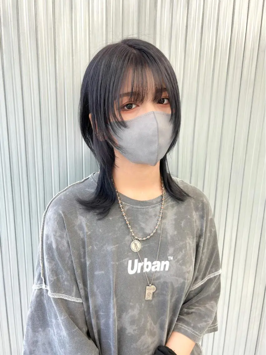ウルフカット×髪質再生トリートメントの写真