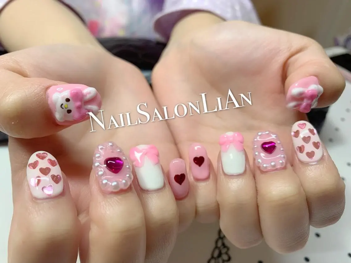 ネイル 持ち込み ハンドネイル NailSalon LiAnのネイルデザイン