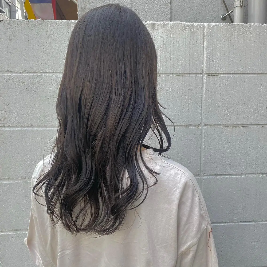 ロング カラー アッシュ ブリーチ 透明感カラー ブリーチなしカラー ヘアカラー rikako ✩ 大宮hips.*のヘアスタイル