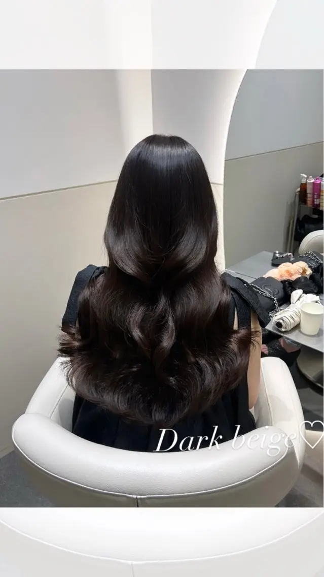 ロング カラー カット ヘアカラー トリートメント 🩷韓国ヘア/ヨシン モリ🩷Maikaのヘアスタイル