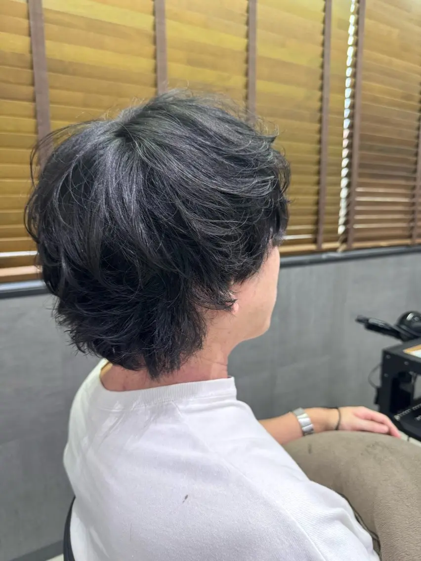 ミディアム メンズ メンズスタイリスト ティアラ👑のヘアスタイル
