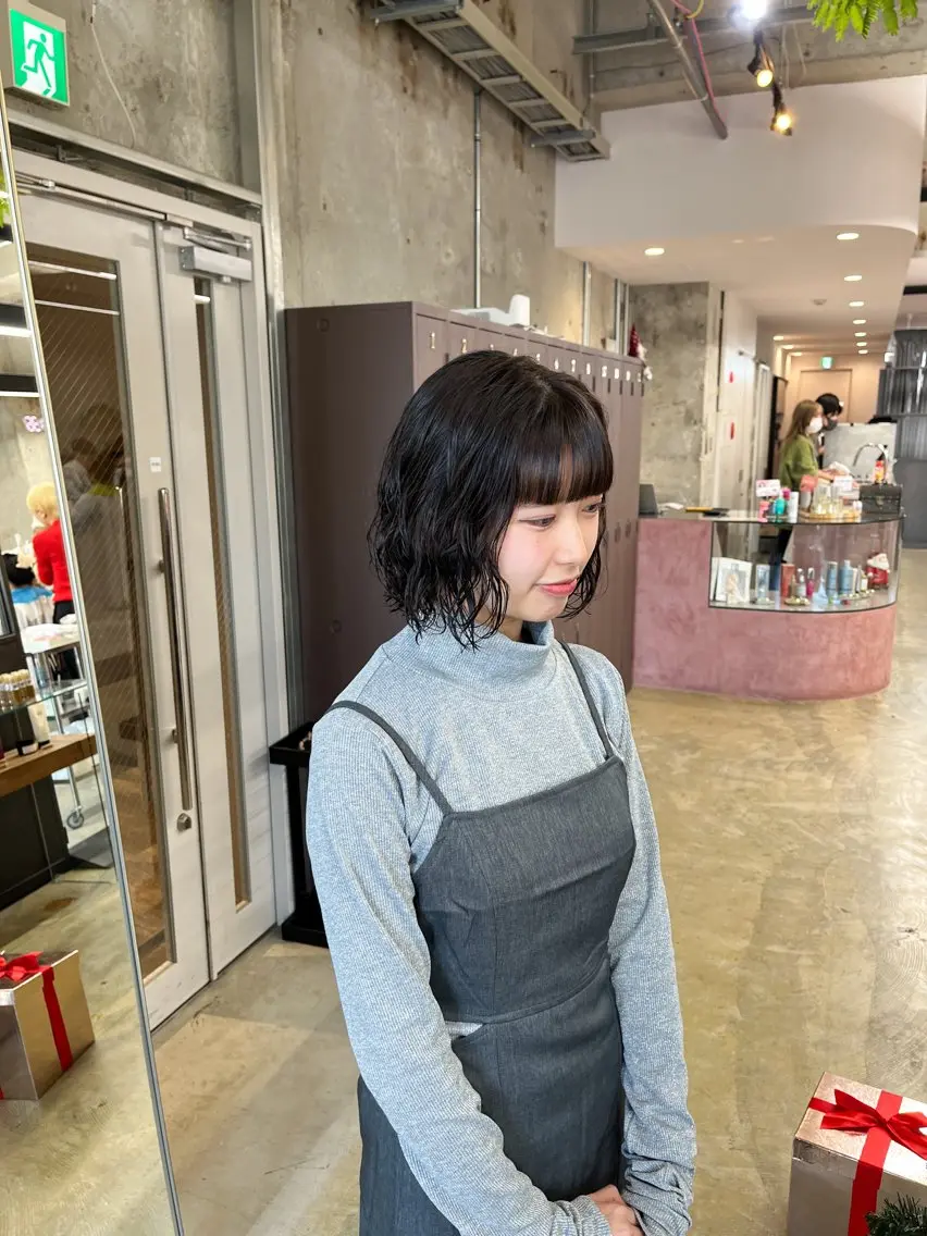 ミディアム カット パーマ 中江 友哉のヘアスタイル