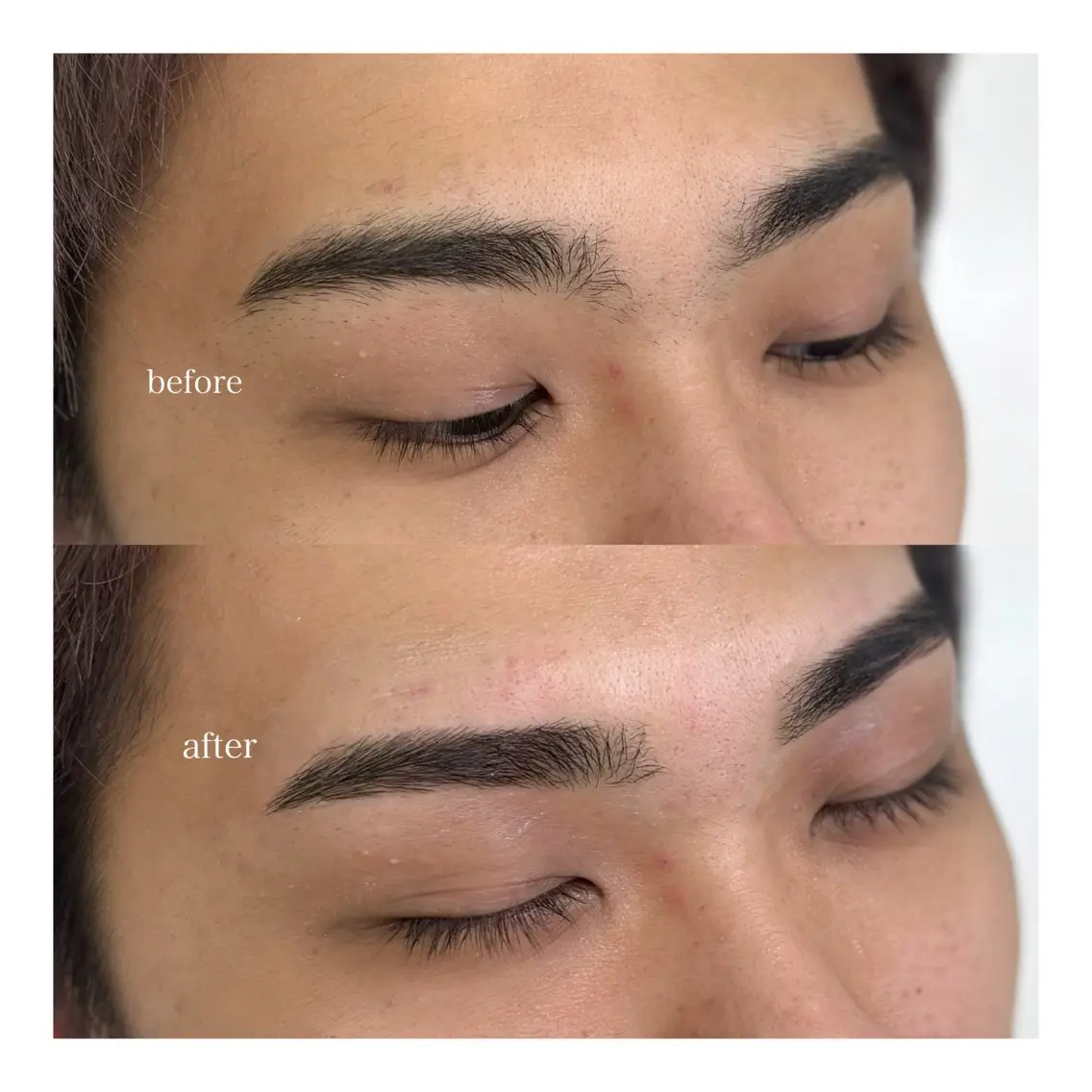 メンズ アイブロウ 眉毛ワックス脱毛 jiem5 𝐦𝐚𝐧𝐚🎀のマツエク・マツパデザイン