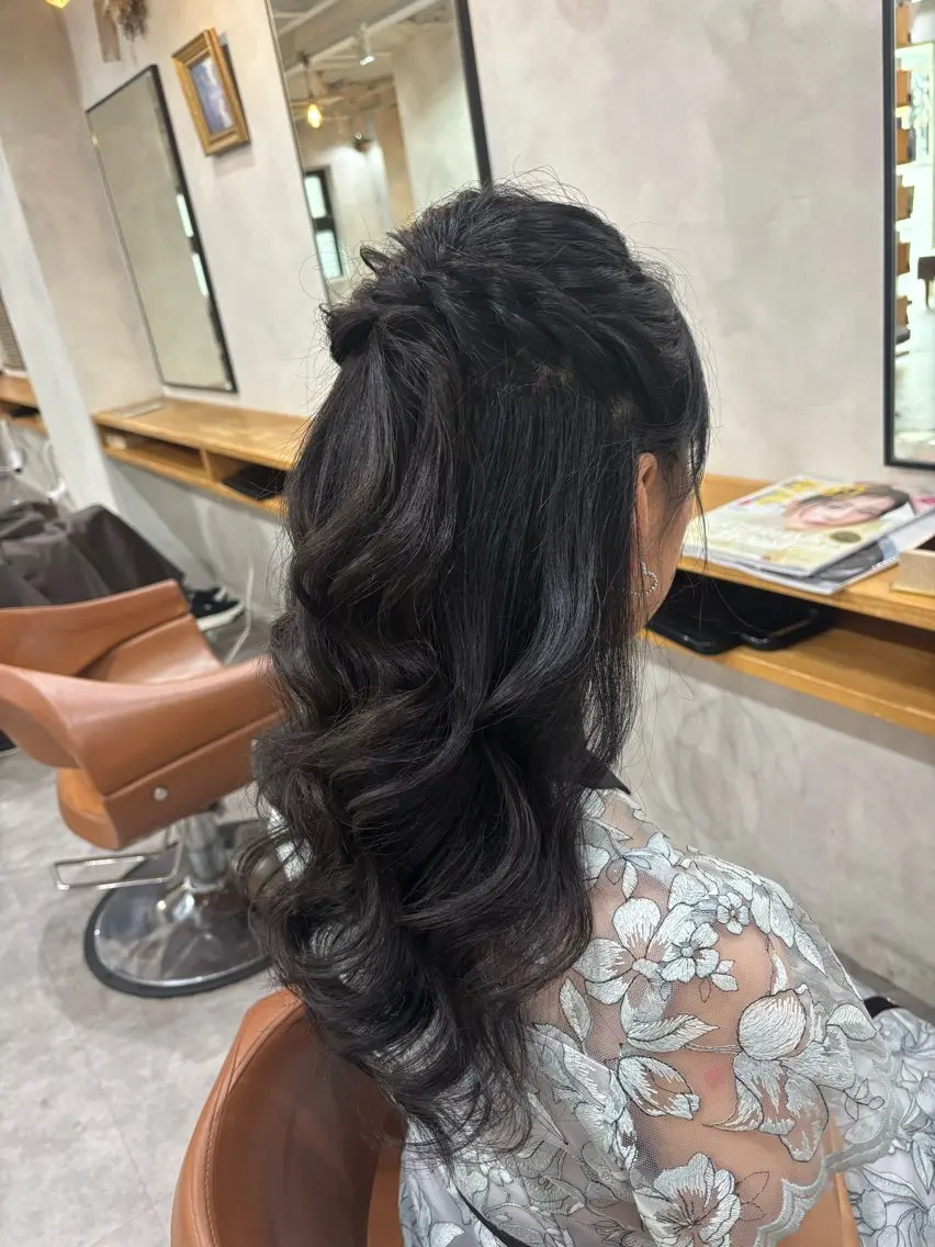 ヘアアレンジ ヘアセット manarino マリのヘアスタイル
