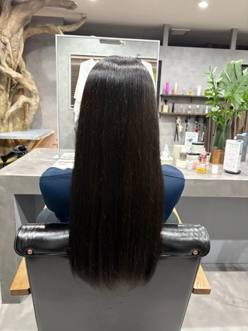 カラー ヘアカラー 白髪ケアBAUM さなのヘアスタイル