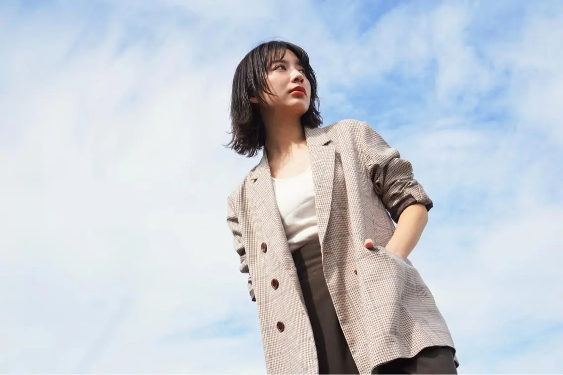 ショート ボブ 外ハネヘア 縮毛矯正×髪質改善 店長　DAITOのヘアスタイル