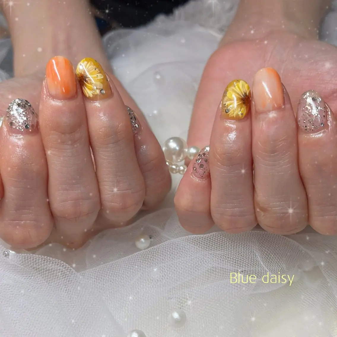 ネイル 夏ネイル BlueDaisy 栄本店のネイルデザイン