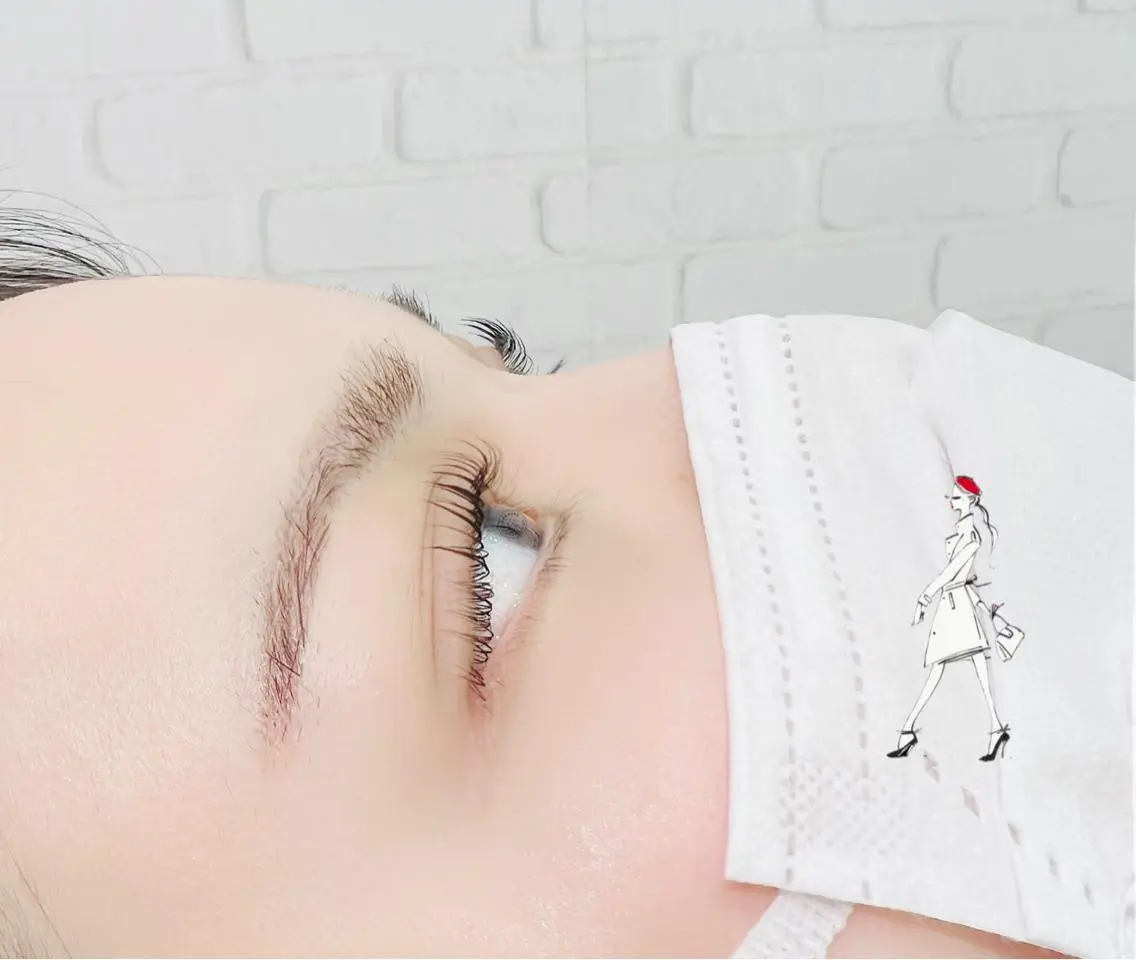 マツエク・マツパ ケラチンラッシュリフト バインドロック Cカール キュート フラットラッシュ マツパ eyelash presh yukaのマツエク・マツパデザイン
