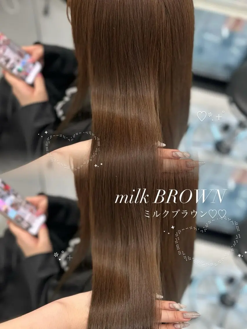 ロング カラー 上品モテヘア🩶 karen🩶のヘアスタイル