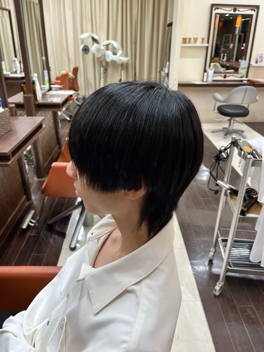 ショート メンズ マッシュウルフ マッシュ メンズウルフカット ウルフカット 🧊メンズ特化🧊 高木航希のヘアスタイル