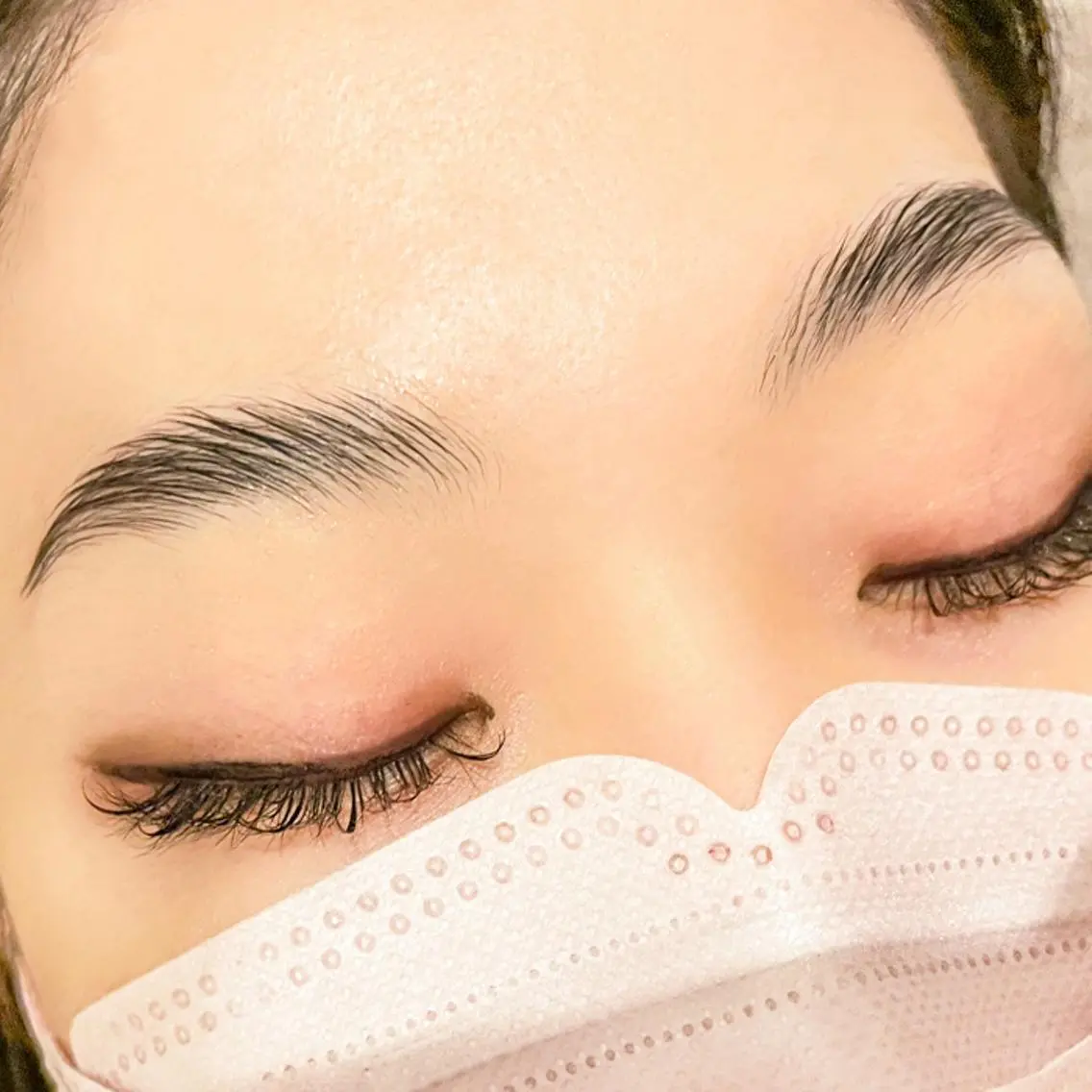 🐑☁️すっぴん美人眉🛁🧼ハリウッドブロウリフト🦝🐾眉WAX&パーマ🫧の写真