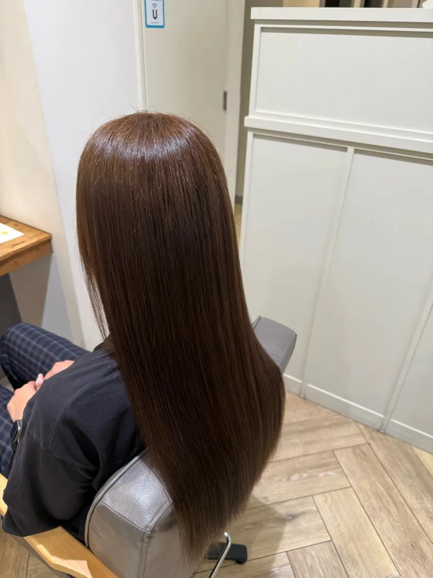 ロング ヘアカラー トリートメント 白髪ぼかし/髪質改善 濱走大輝のヘアスタイル