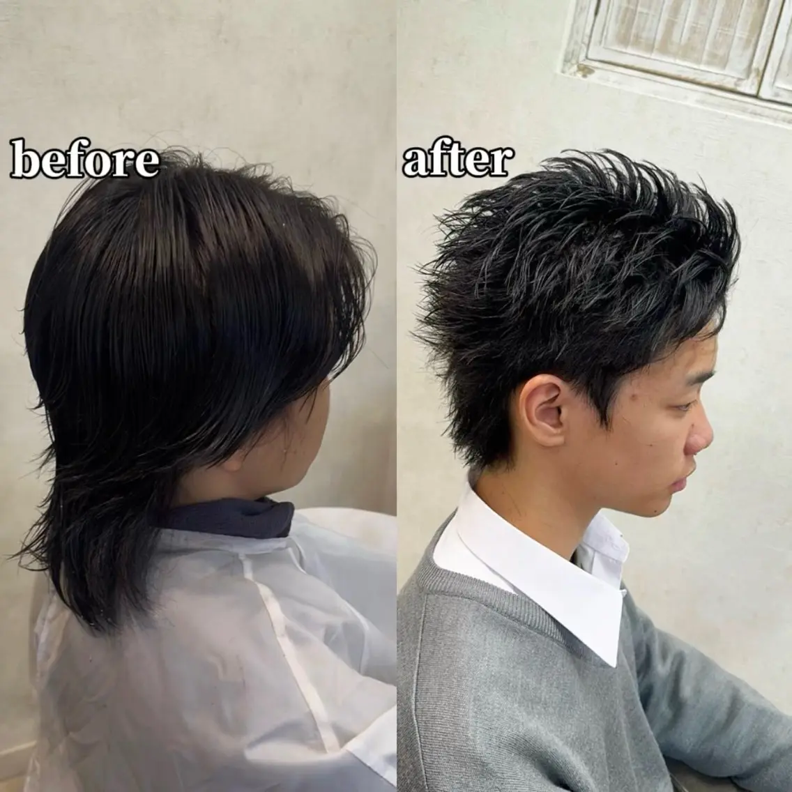 メンズ スパイキーショート カット ヘッドスパ アニメデザイン美容師 /メンズカット/僚汰のヘアスタイル